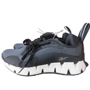 Reebok Sneakers Shoes Athletic Women's Size Ten 10 Zig Dynamica Black Gray New
